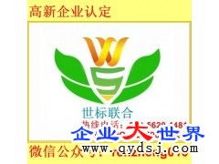 高新技術(shù)企業(yè)認定與世標(biāo)聯(lián)合認證咨詢服務(wù)簡介